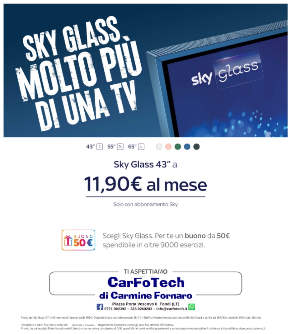 SkyGlass Buono50euro SOCIAL