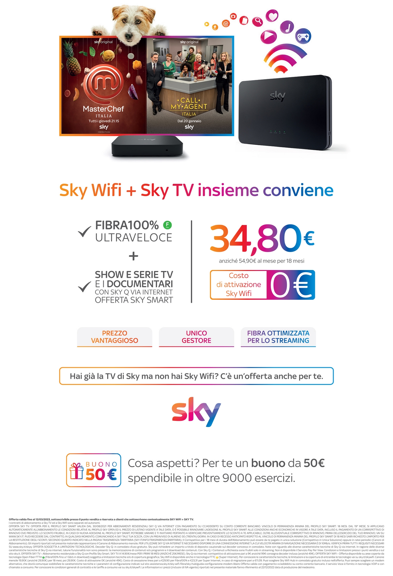 skyqwifi buono50euro social light